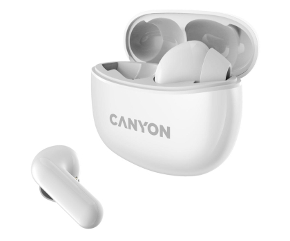 Słuchawka bezprzewodowa CANYON TWS-5 Białe CNS-TWS5W